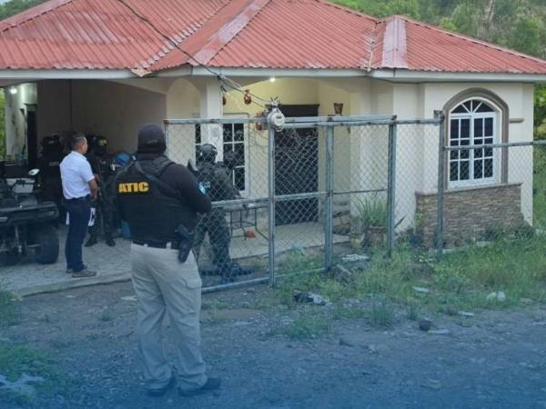 Los allanamientos se ejecutaron en la ciudad de San Pedro Sula y en tres municipios de Copán: Cucuyagua, San Pedro de Copán y La Unión.