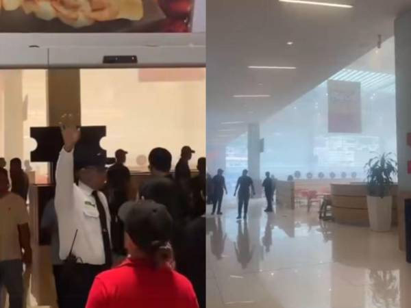Explosión de un cilindro de gas en centro comercial de la capital deja personas afectadas
