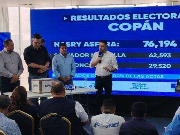 Copia de actas recibidas por Copán.