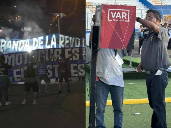 Enorme llegada de la barra organizada del Motagua al estadio Nacional, jugador de Motagua sorprende al aparecer lesionado y la pantalla en el escenario deportivo
