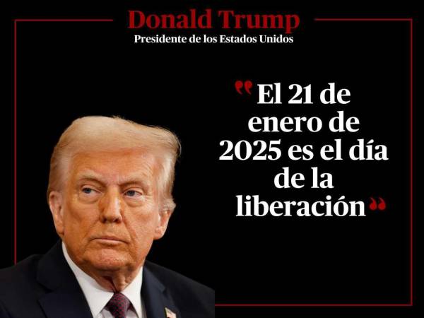El recién juramentado Donald Trump brindó su primer discurso tras ser juramentado como el 47° presidente de los Estados Unidos este lunes 20 de enero y estas fueron sus frases más destacadas.