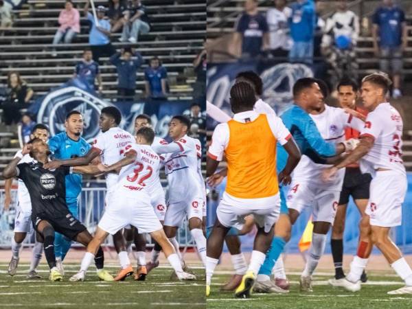 Un penoso acto se registró la noche de este 29 de marzo en Estados Unidos durante el clásico disputado entre Olimpia y Motagua. Golpes y expulsiones se dieron en el partido que debía ser una fiesta para los hondureños que residen en territorio estadounidense.