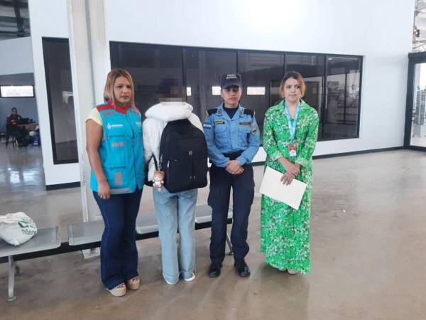 La menor de edad no puede hablar español y está siendo resguardada por la Senaf.