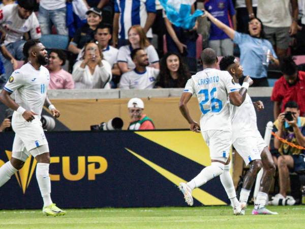 Romell Quioto anotó el primer gol de Honduras en la Copa Oro 2025.