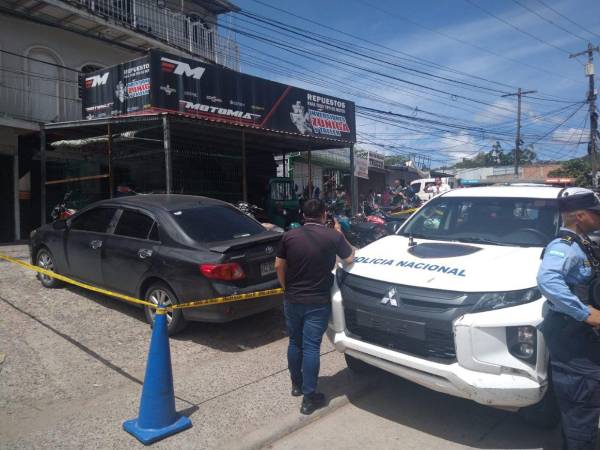 Imagen de la escena del crimen.