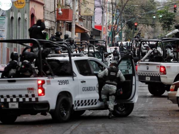 La zona permanece resguardada por la Guardia Nacional.