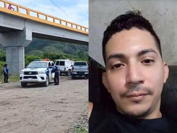 El cuerpo sin vida de Jorge de Jesús Fuentes López fue encontrado en los bajos del puente de Rancho Manacal, conocido como La Plancha, en Cofradía, Cortés.