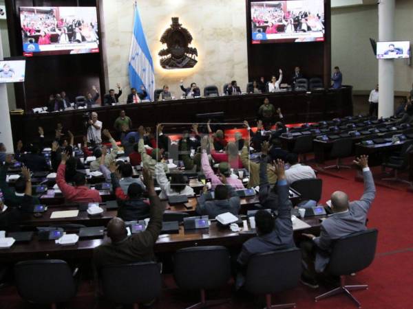 La sesión se realizó solo con parlamentarios de Libre y una congresista del Partido Liberal.