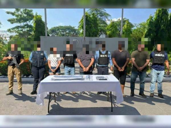 La captura de los cuatro sospechosos busca combatir las estructuras delictivas en la zona norte de Honduras.