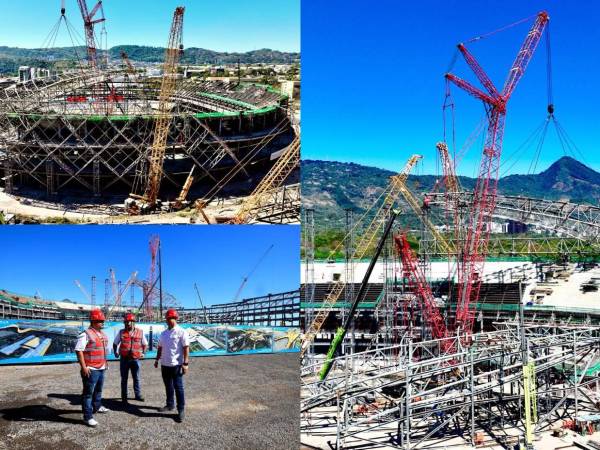 Autoridades publicaron en las últimas horas los nuevos avances del estadio más grande de Centroamérica. Así avanza la construcción del moderno recinto en El Salvador.