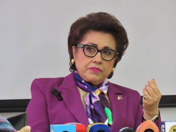 La presidenta del Poder Judicial (PJ), Rebeca Lizette Ráquel Obando.