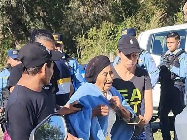 Doña Marta Lourdes fue rescatada por agentes de la Unidad Nacional Antisecuestros (Unas).