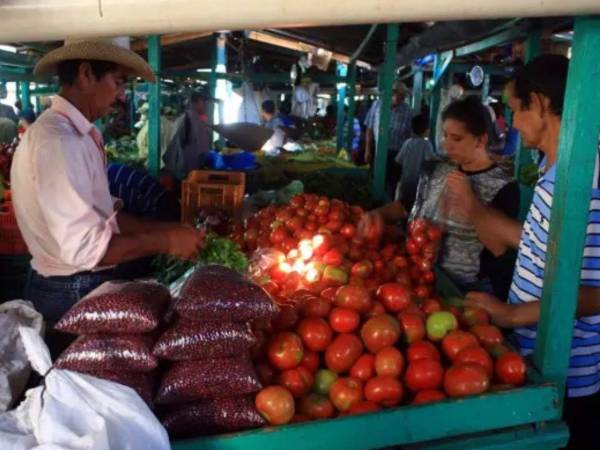 Este fin de semana, la verduras y legumbres aumentaron hasta su precio hasta cinco lempiras en la Feria del Agricultor