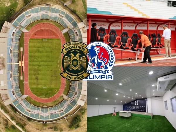 Marathón recibe este domingo al Olimpia en el juego de ida por la final del torneo Apertura 2025 de Liga Nacional. Así luce el estadio Olímpico Metropolitano a pocas horas del pitazo inicial.