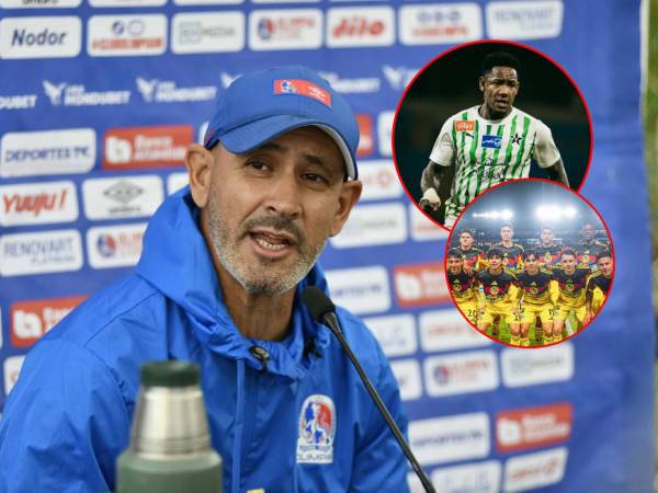El técnico del Olimpia habló este lunes en conferencia de prensa.