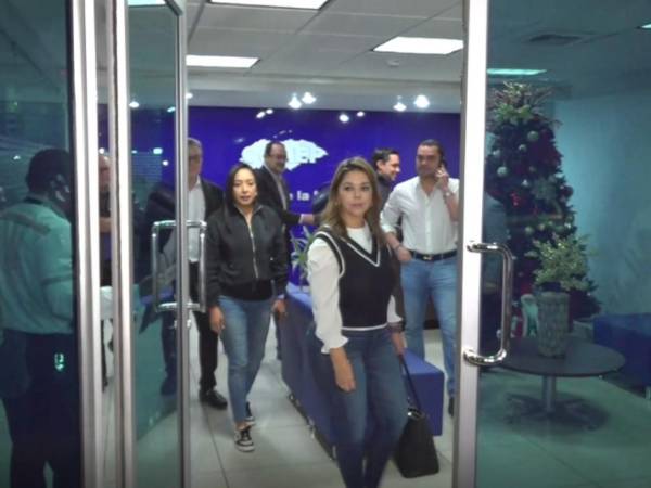 El Partido Nacional estuvo representado por María Antonieta Mejía, candidata a designada presidencial.