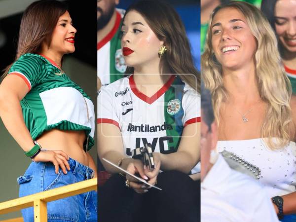 El estadio Morazán se ha llenado de lindas chicas para el partido que representa la final de ida entre el Marathón y Motagua por el torneo Clausura de la Liga Nacional.