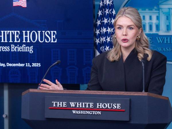 La portavoz de la Casa Blanca, Karoline Leavitt.