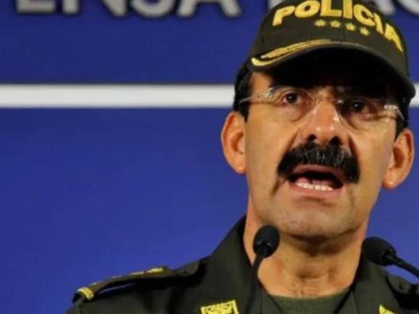 Rodolfo Palomino, exdirector de la Policía de Colombia acusado de tráfico de influencias.