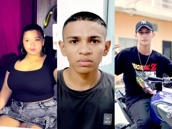 Jensy Leiva, Joshua Bautista y Brian Briones fueron las tres víctimas del ataque criminal la noche del 13 de junio en colonia Saturno.