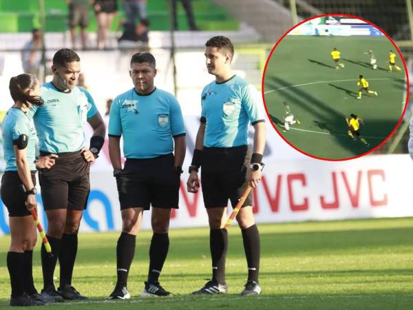 ¿Había posición adelantada? La jugada que tiene enfurecido a Marathón en clásico ante Real España