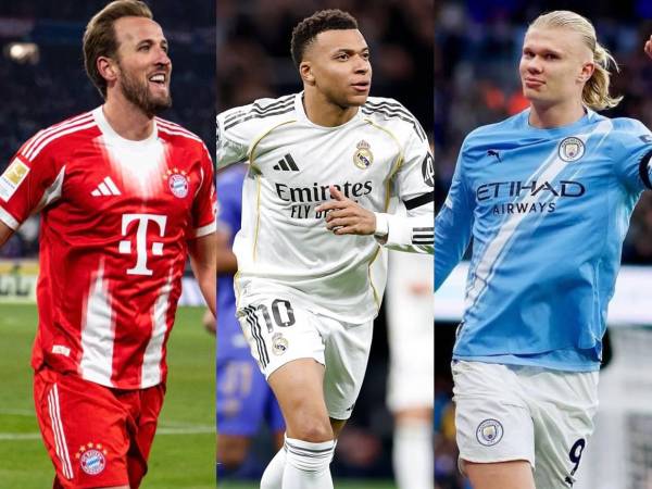 Kylian Mbappé se adueña del top; Kane y Haaland lo siguen de cerca. Así marcha la tabla de goleadores de la Champions League 2025-2026.