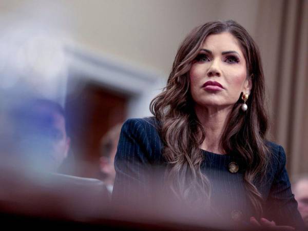 La secretaria de Seguridad Nacional de Estados Unidos, Kristi Noem.