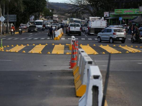 Una de las medidas en la salida al sur fue la implementación de la rotonda.
