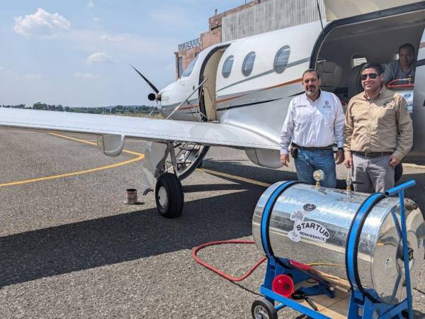 Con pilotos experimentados, un avión bimotor King Air y elementos de yoduro de plata la empresa mexicana Startup Renaissance prepara operación para estimular nubes en Honduras.