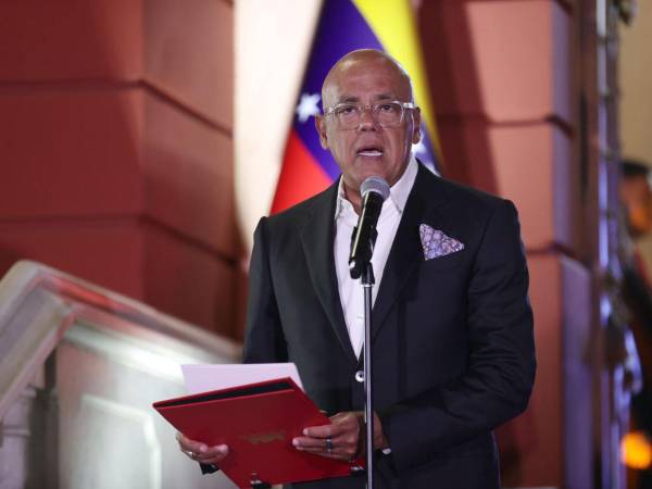 El presidente del Parlamento venezolano, el chavista Jorge Rodríguez.