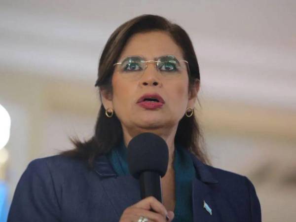 Rixi Moncada, excandidata presidencial del partido Libertad y Refundación (Libre).