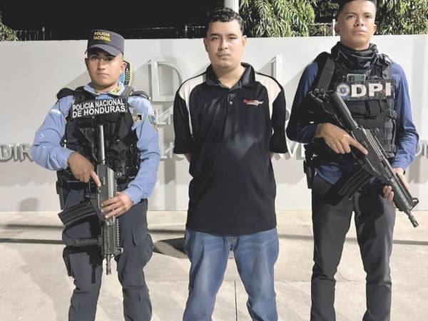 Nelson José Vargas Quintanilla fue capturado ayer como sospechoso del crimen del conductor de bus.