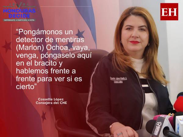 La consejera del Consejo Nacional Electoral (CNE), Cossette López, realizó contundentes declaraciones, luego de presentarse ante la Corte Suprema de Justicia (CSJ) para interponer una querella en contra de dos periodistas y otra contra el fiscal general de la República por considerar que los primeros cometieron injurias con publicidad al poner en duda la paternidad de su hija y el segundo por el delito de revelación de secretos divulgando audios que se le atribuyen y ella asegura que son falsos.