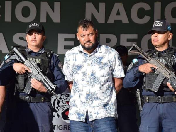 El hondureño fue trasladado hasta la capital para comparecer ante la justicia.