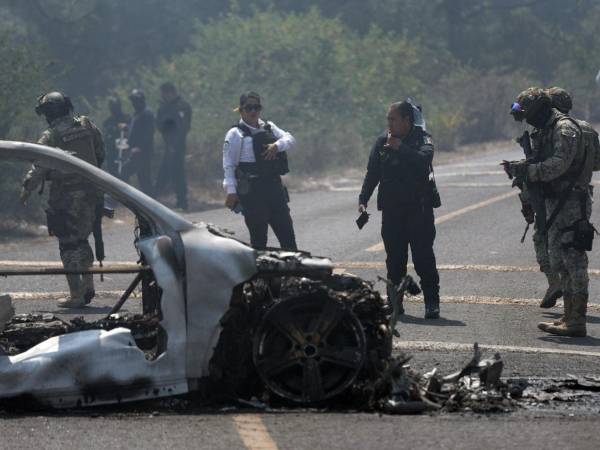 Individuos acusados fueron arrestados por efectivos de la Guardia Nacional, y otros efectivos de seguridad.