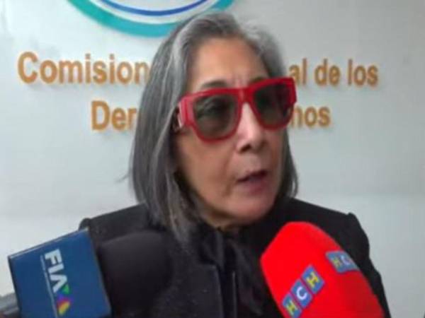 La diputada liberal Maribel Espinoza y otras parlamentarias se reunieron con el comisionado del Conadeh.