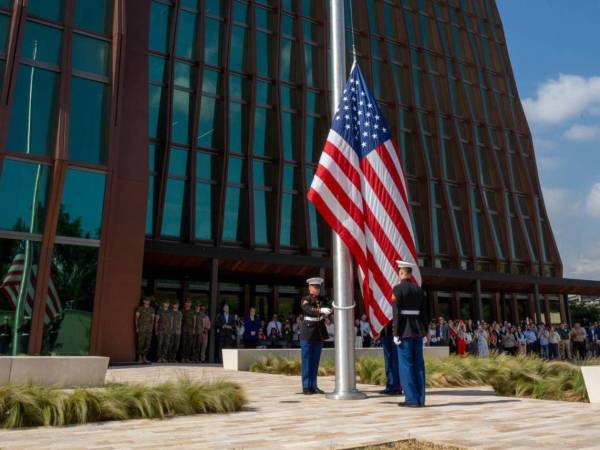 Nuevas instalaciones de la Embajada de Estados Unidos en Estados Unidos.