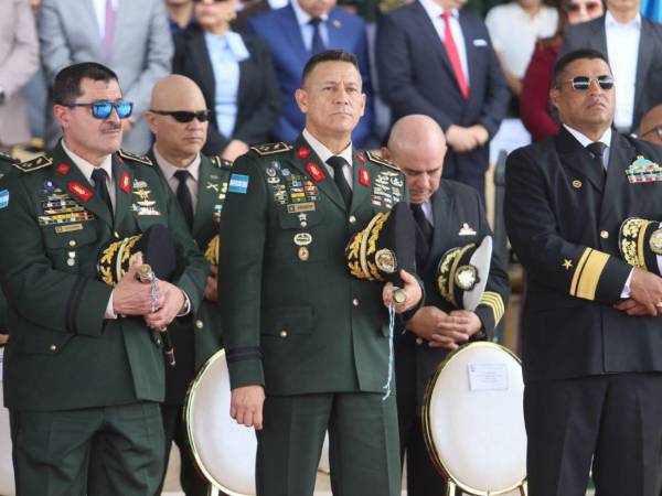 El nuevo Estado Mayor Conjunto de Honduras, integrado en su mayoría por militares de la 29 promoción.