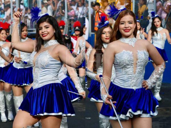 Las palillonas del Instituto España Jesús Milla Selva son, año tras año, unas de las más esperadas por los asistentes, gracias a sus elegantes trajes y sus cuidadas presentaciones.