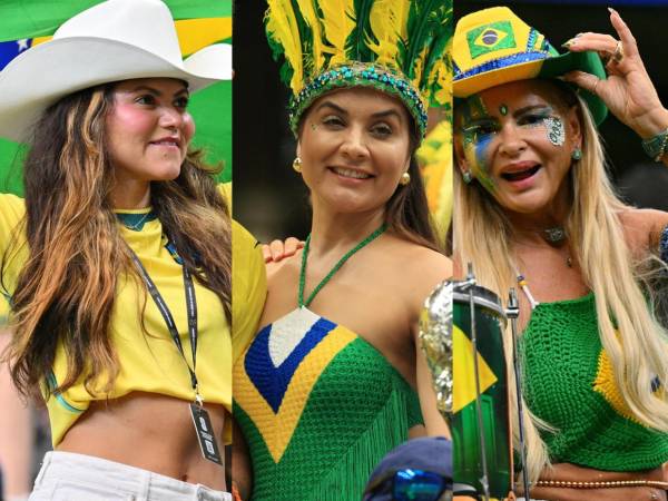El partido de Brasil se llenó de bellas chicas, gran ambiente de los brasileño y de los japoneses en el estadio de Houston por los dieciseisavos del Mundial United 2026