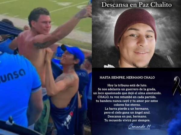 Consternación por muerte de aficionado del Motagua tras ser atacado a tiros en las afueras del estadio Nacional. Así lo despiden sus amigos.