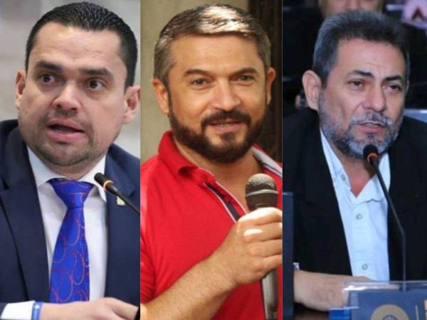 El diputado nacionalista Tomás Zambrano (de 43 años), abogado originario de Nacaome, Valle, junto a los liberales Yuri Sabas (de 50), ingeniero de Choluteca, y Marlon Lara (de 59), doctor en Química y Farmacia de Puerto Cortés.