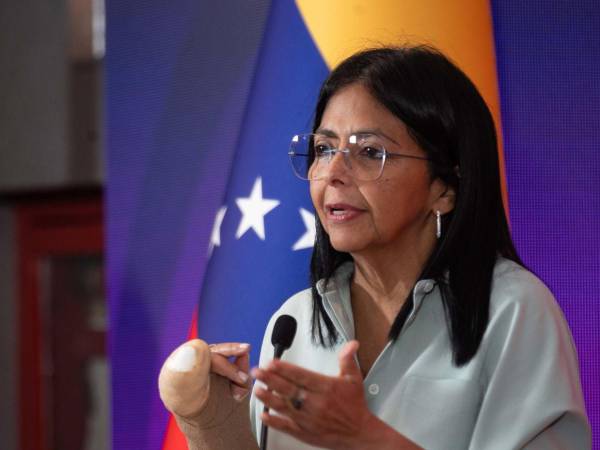 La vicepresidenta ejecutiva de Venezuela, Delcy Rodríguez.