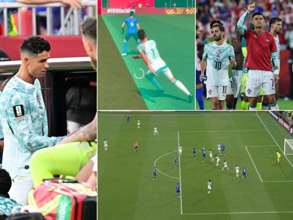 Estas fueron las mejores imágenes que no se vieron en TV durante el Portugal vs Croacia. Bronca de Cristiano Ronaldo al salir, VAR protagonista y milagro de los lusos ante los croatas.