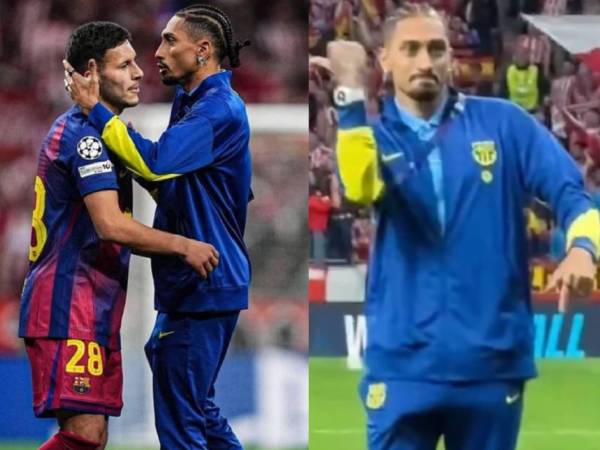 Raphinha no estuvo en esta llave eliminatoria por una lesión.