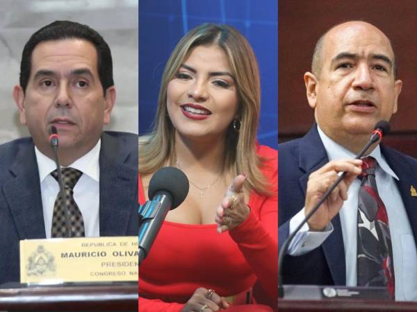 Mario Rivera del Partido Nacional, Saraí Espinal, del Partido Liberal y Godofredo Fajardo de la DC son parte de los diputados juramentados en la comisión para atender la crisis electoral en Guanaja.
