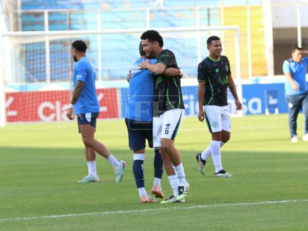 Imágenes del desarrollo del partido.