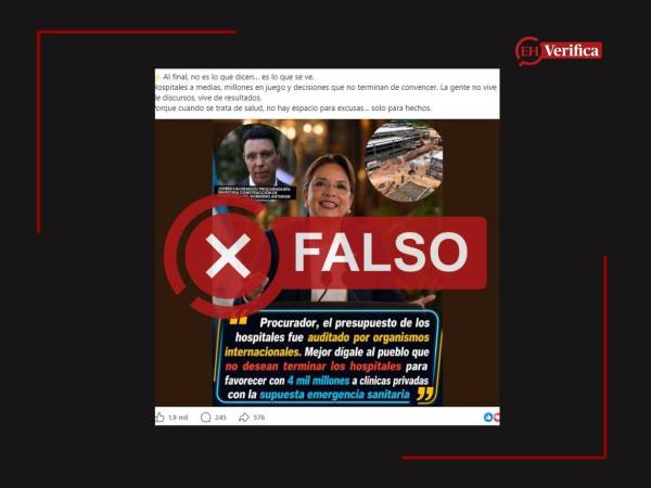 Captura de pantalla a una publicación de Facebook hecha el 24 de abril de 2026, adaptada a esta cartela.