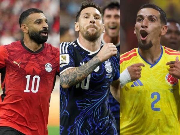 Mohamed Salah, Lionel Messi y Daniel Muñoz, las grandes estrellas de la jornada mundialista de este viernes.