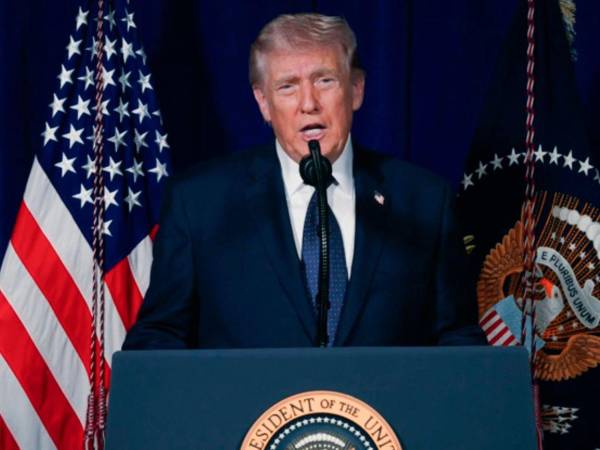 El presidente de Estados Unidos brindó declaraciones tras los ataques en Teherán.